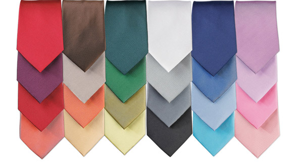 Clip Tie 'Colours' Fashion