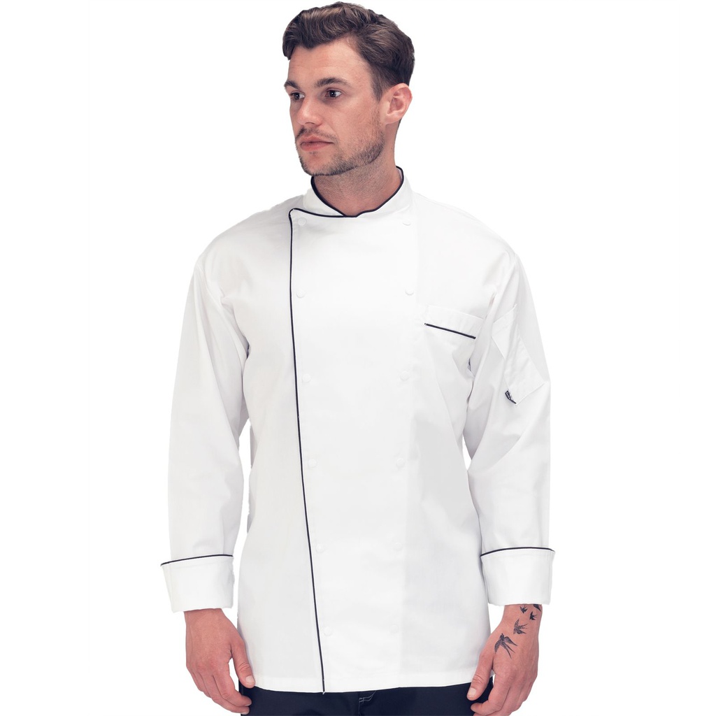 Lc Chef Jacket with Piping | Chefs Whites