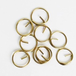 [DR08A] F3 Brass Rings Per 100